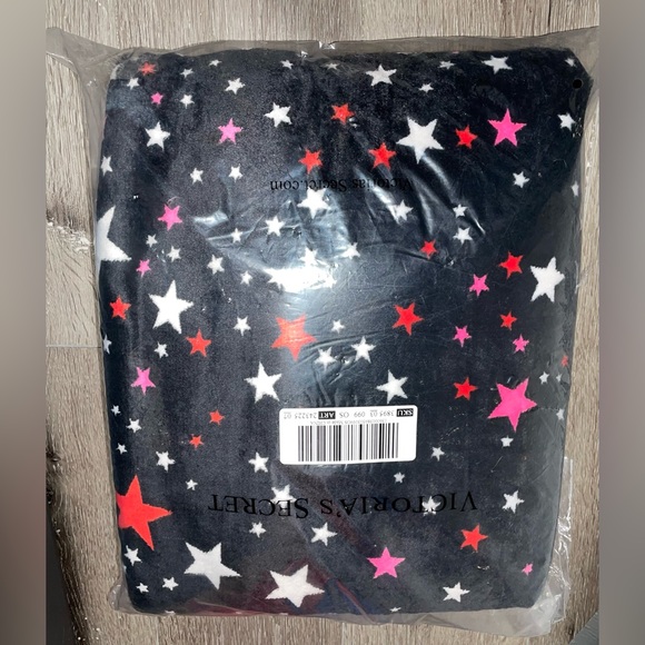 NIP Victoria's Secret Star Galaxy Sherpa Blanket - Picture 6 of 6